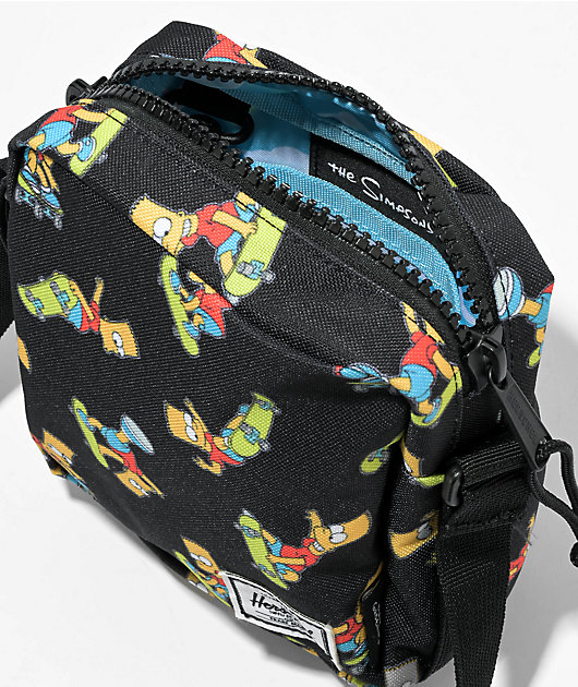 Herschel Supply Co. Bart Simpson Heritage Black Cross Body Bag