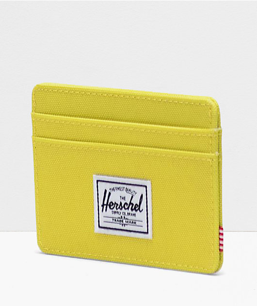 Herschel Supply Charlie Rubber Sulphur Spring Cardholder