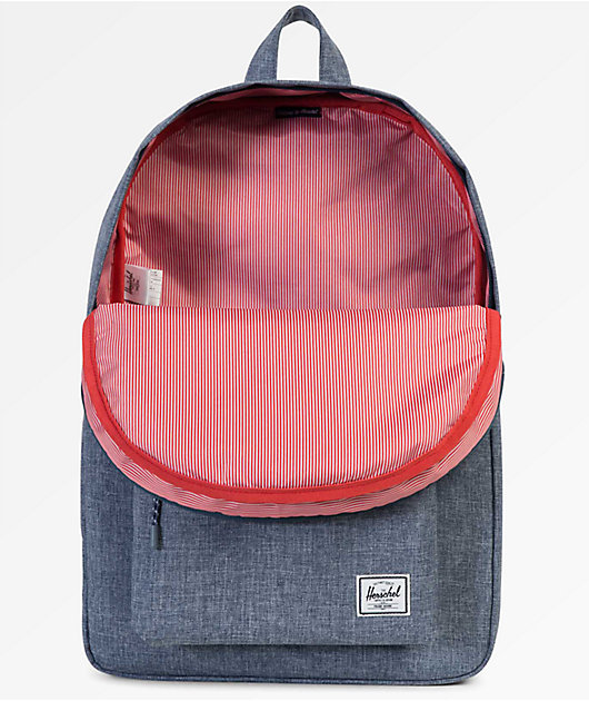 herschel dark chambray
