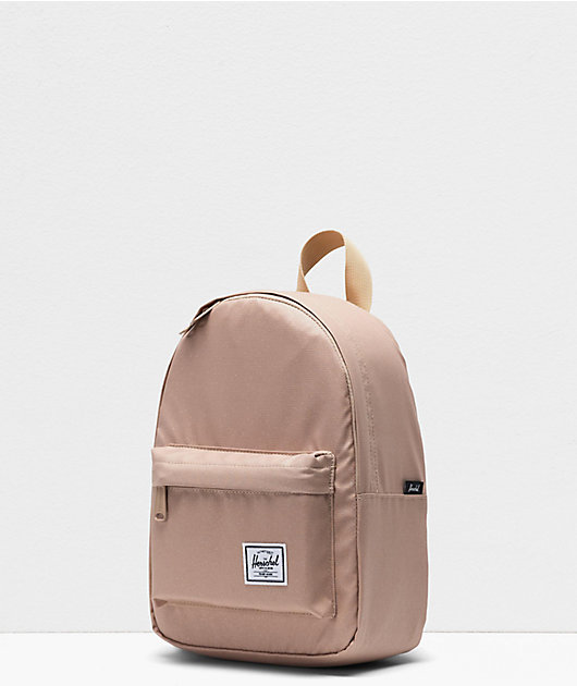 mini beige backpack
