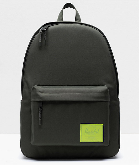 herschel green backpack