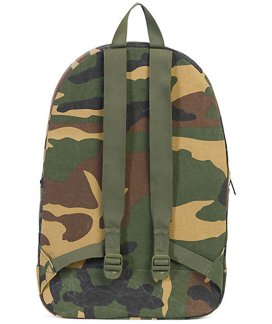 herschel packable daypack camo