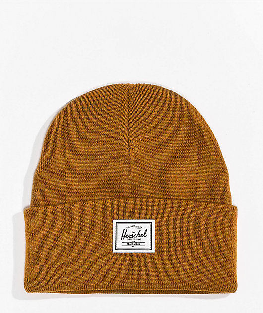 brown herschel beanie