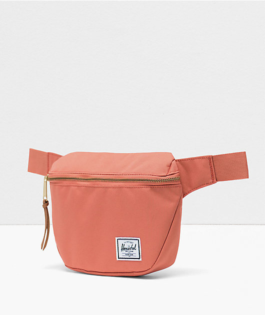 peach fanny pack