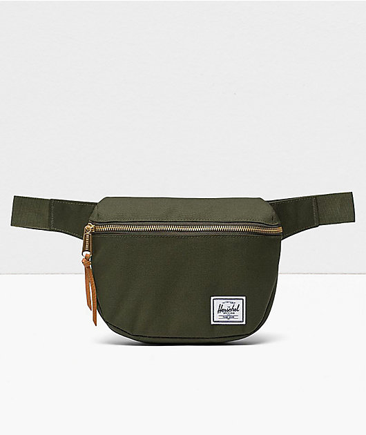 forest green fanny pack