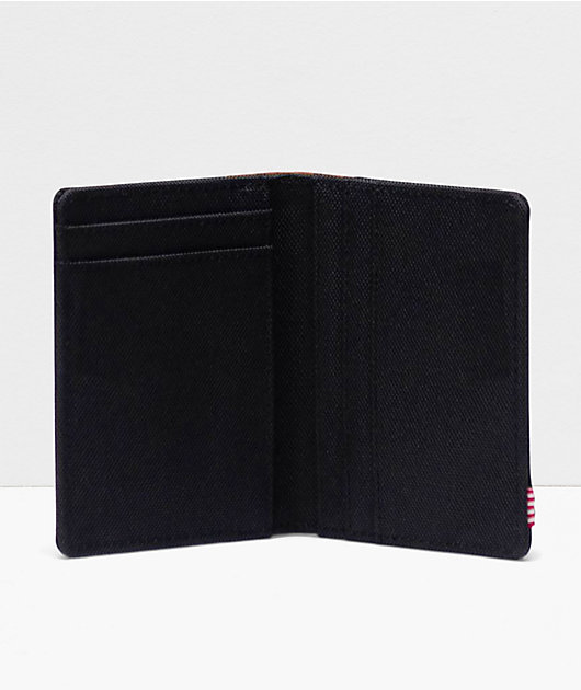 Herschel Supply Co. Gordon Cartera plegable de lona negra