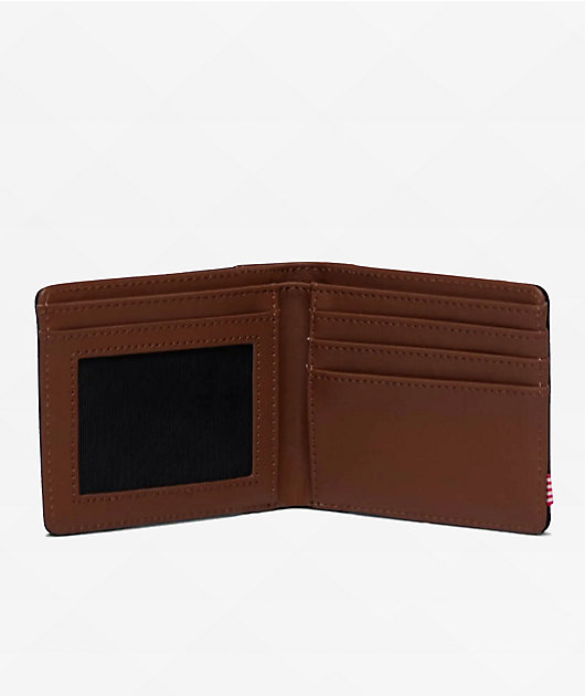 Herschel Supply Co. Hank Black & Tan Bifold Wallet