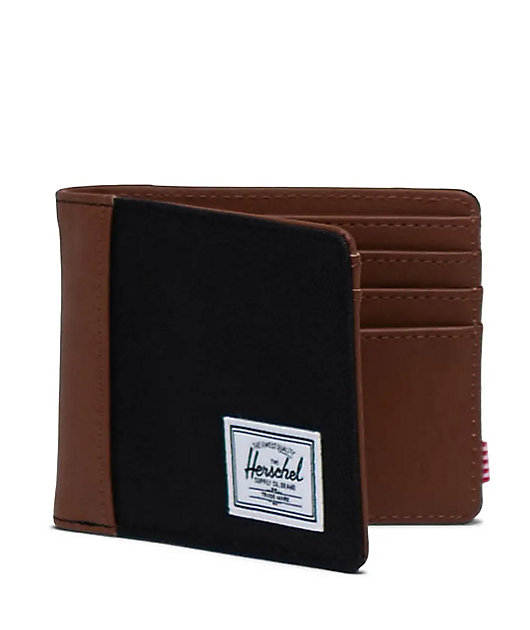 Herschel Supply Co. Hank II Black & Brown Bifold Wallet