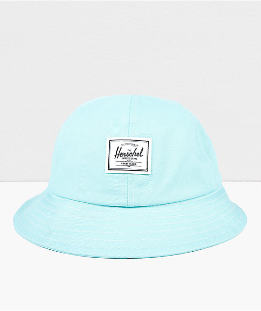 Herschel Supply Co. Henderson Aqua Sky & White Bucket Hat