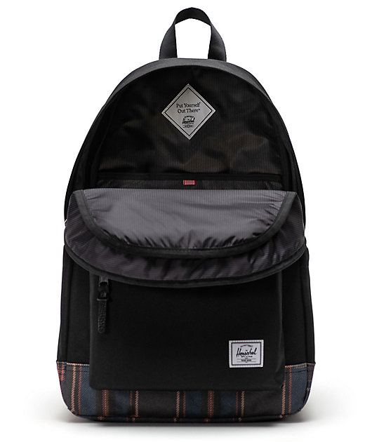 herschel backpack red plaid "POP QUIZ" 'NAVY PLAID' So Fresh Clothing Room for adventure Herschel Supply Bags For Everyone