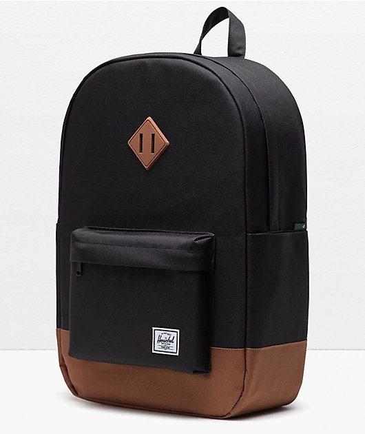 Brown and 2025 black backpack