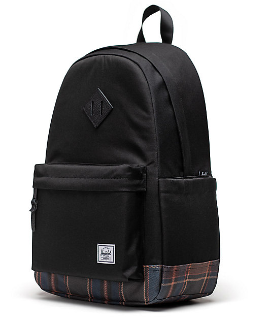 Herschel Supply Co. Heritage Black Winter Plaid Backpack