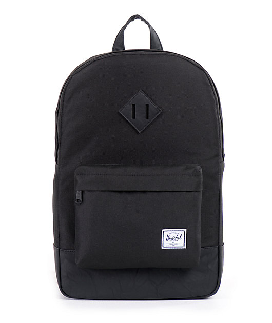 Herschel Supply Co. Heritage Black On Black Backpack