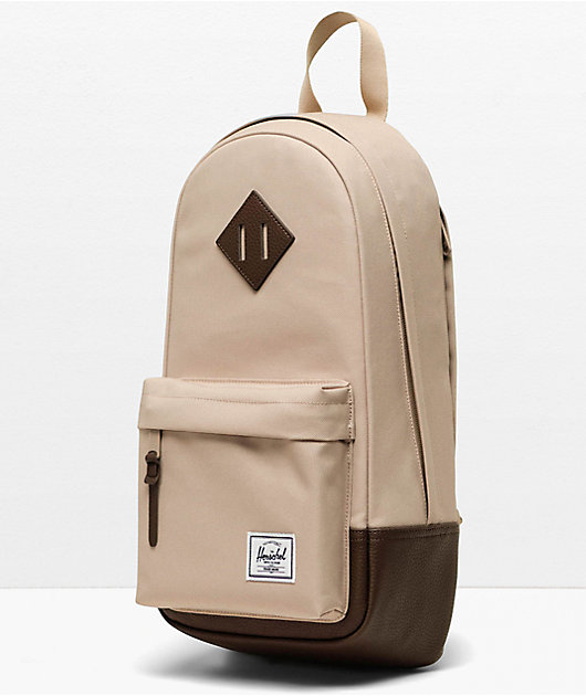 Herschel Supply Co. Heritage Eco Light Taupe Shoulder Bag Zumiez