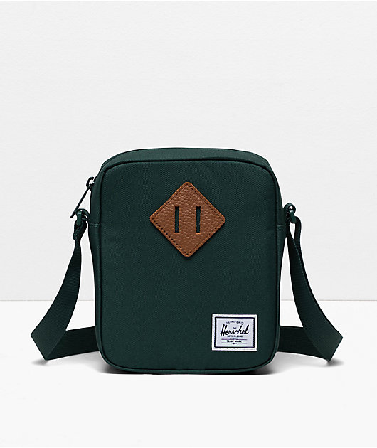 Herschel Supply Co. Heritage Eco Trek Green Crossbody Bag Zumiez