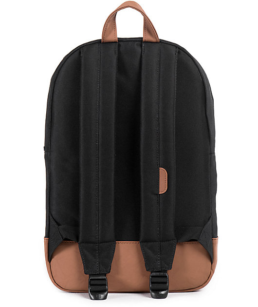 Herschel Supply Co. Heritage Mid 600D Black Backpack | Zumiez