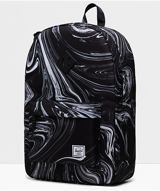 Herschel Supply Co. Heritage Paint Pour Black Backpack 