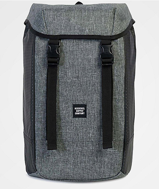 herschel raven crosshatch backpack