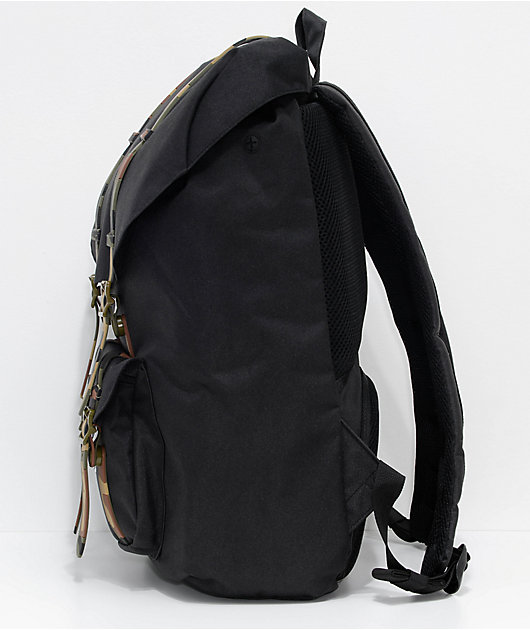 Herschel Supply Co. Little America Black Woodland Camo 25L Backpack