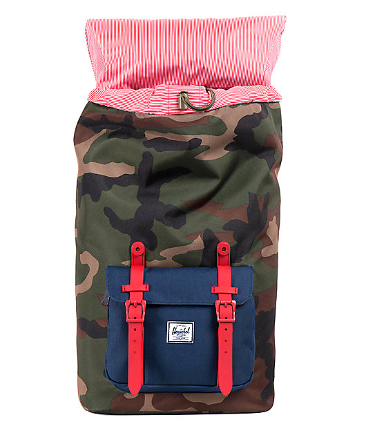 herschel little america camouflage