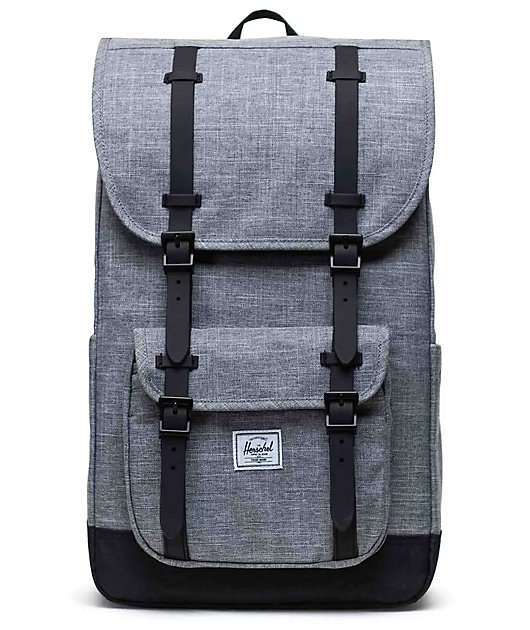 Herschel Supply Co. Little America Eco Raven Crosshatch Backpack | Zumiez Herschel Supply Co. Little America Eco Raven Crosshatch Backpack | Zumiez
