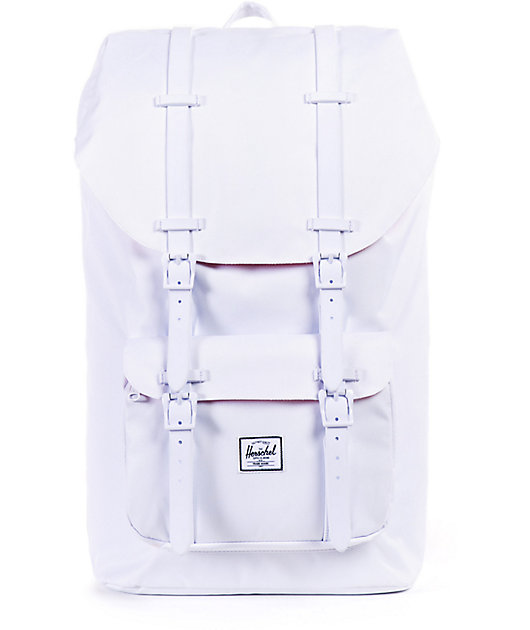 white little backpack