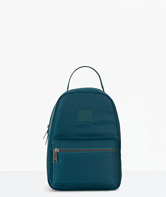 teal mini backpack