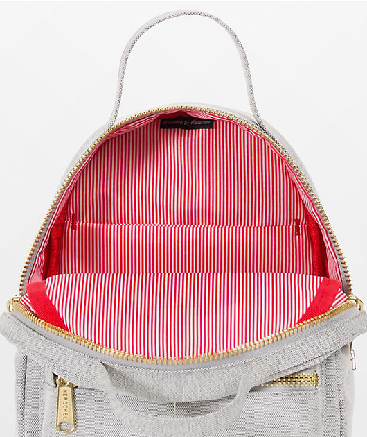 Herschel Supply Co. Nova Light Grey Hatch Mini Backpack