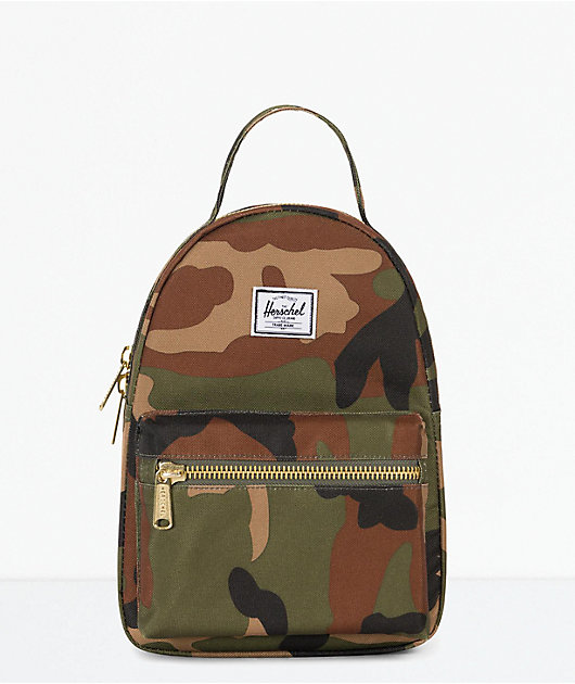 mini backpack camo