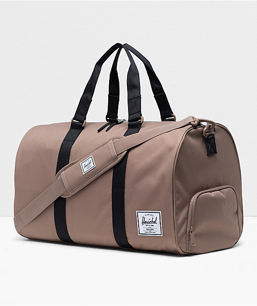 herschel black duffle bag