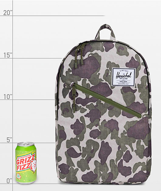 herschel frog camo backpack