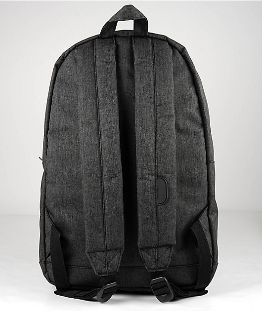 herschel pop quiz black crosshatch