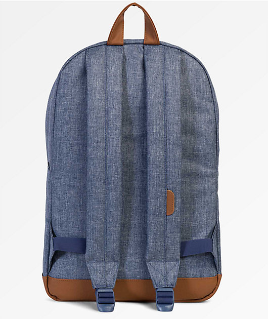 herschel dark chambray