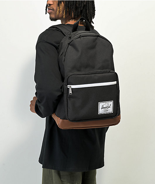 Herschel Supply Co. Pop Quiz Eco Black Saddle Backpack