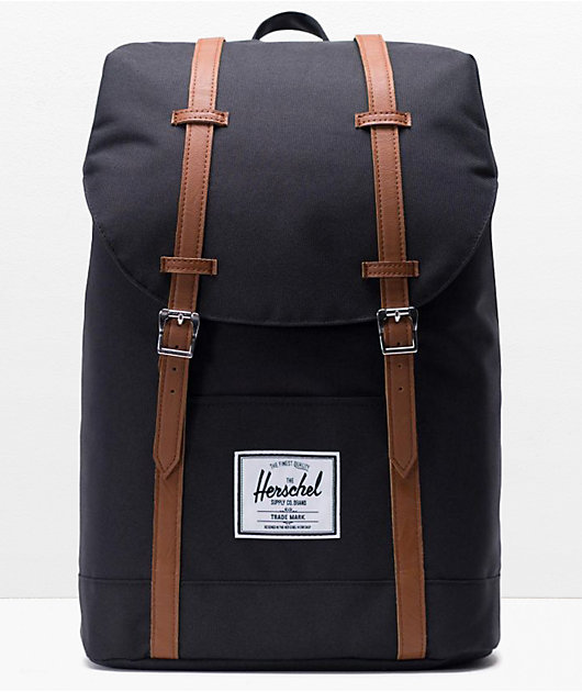 Herschel Supply Co. Retreat Black & Brown Backpack