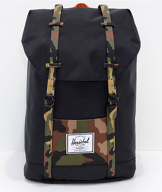 herschel woodland camo backpack