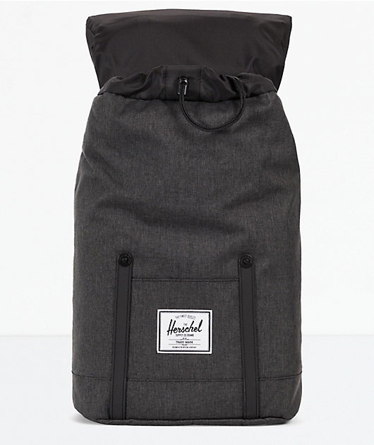 herschel black crosshatch