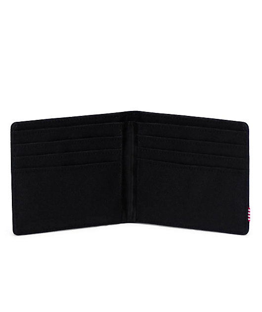 ★HYETHE★ RIVET WALLET BLACK Black Leather Wallet With Wrist Strap Detail – 2025 SPRING
