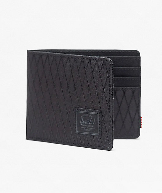 Herschel Supply Co. Roy Black Diamond Bifold Wallet