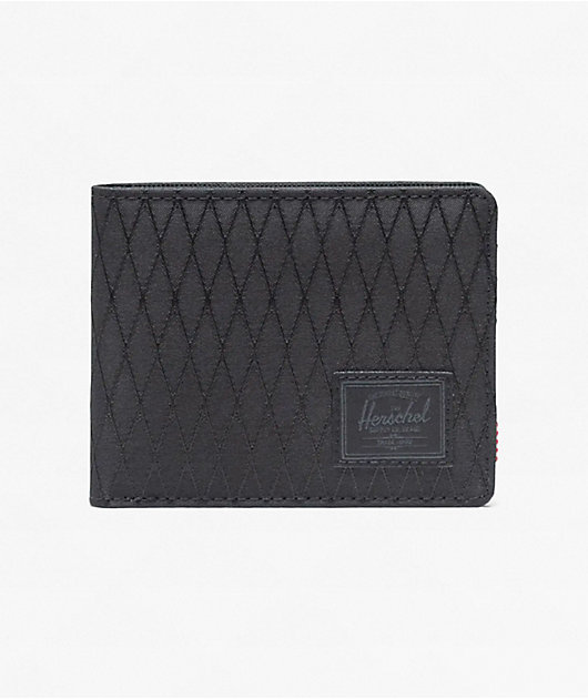 Herschel Supply Co. Roy Black Diamond Bifold Wallet