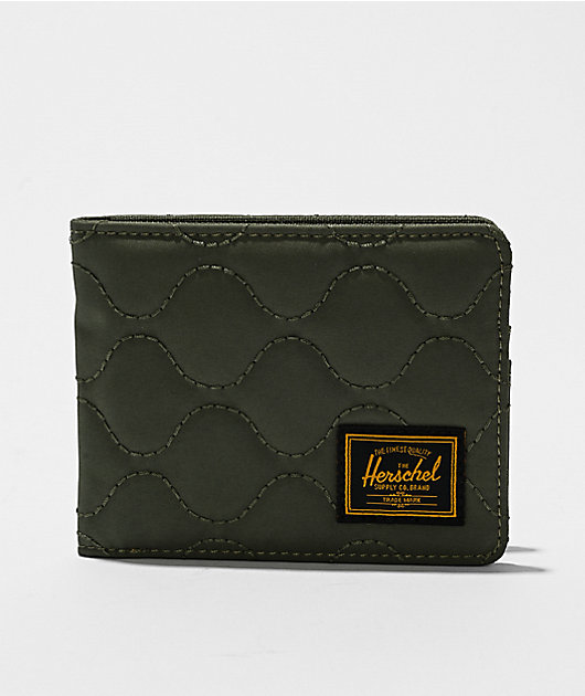 Herschel Supply Co. Roy Brown Quilted Bifold Wallet