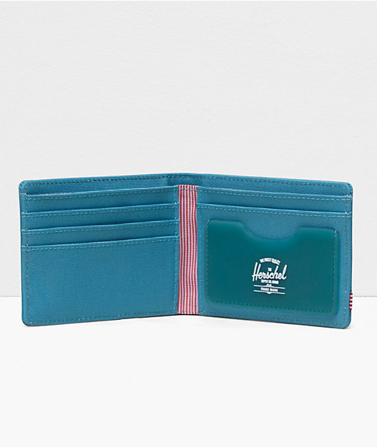 Herschel Supply Co. Roy Rubber Neon Blue Bifold Wallet