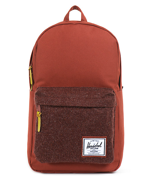 herschel knit backpack