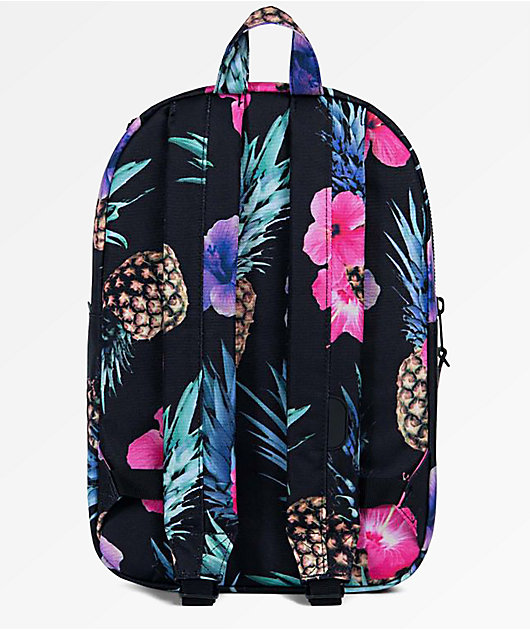 herschel black pineapple backpack