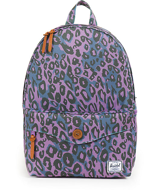 herschel leopard backpack