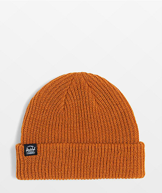 dark orange beanie