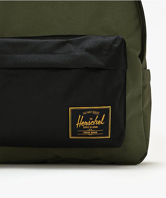 Herschel Supply Co. Western Beetle & Black Canvas Backpack