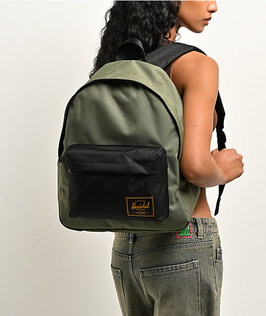 Herschel Supply Co. Western Beetle & Black Canvas Backpack