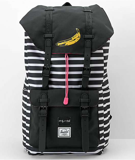Algemeen lied Familielid Herschel Supply Co. x Andy Warhol Banana Little America Backpack