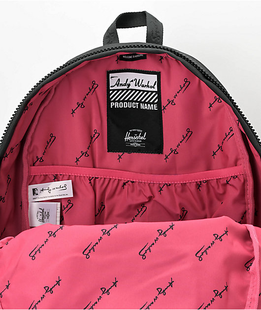 Herschel Supply Co. x Andy Warhol Cows Settlement Black Backpack
